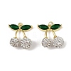 Brass Micro Pave Cubic Zirconia Pendants KK-H072-12G-02-1