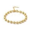 Rack Plating Brass Ball Chain Bracelets for Women BJEW-G676-01C-G-4