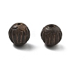 Carved Groove Wood Beads WOOD-Q060-01A-1