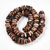 Natural Brecciated Jasper Beads Strands G-T141-28-2