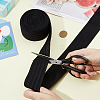 9.4 Yards Flat Polyester Elastic Cord/Band EC-HS0001-01B-5