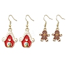 2 Pairs 304 Stainless Steel Dangle Earrings EJEW-JE06599-2