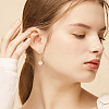 30Pcs 3 Style Rack Plating Brass Earring Hooks KK-DC0002-04-6