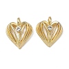 Alloy Rhinestone Pendants FIND-L026-04G-1