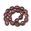 Handmade Porcelain Beads X-PORC-S496-O-2