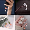 Transparent Acrylic Bead Caps TACR-YW0002-39-6