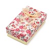 Flower Pattern Cardboard Jewelry Packaging Box CBOX-L007-003C-2