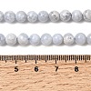Natural Blue Lace Agate Beads Strands G-G346-A01-6mm-5