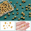 120Pcs 3 Styles Brass Beads KK-SP0002-64-5