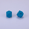 Hexagonal Silicone Focal Beads SI-JX0020A-34-1