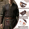 Rectangle PU Leather Medieval Waist Belt Bag with 2Pcs Glass Potion Bottles AJEW-WH0696-581A-3