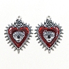 Gothic Style Alloy Resin Pendants PW-WGE8991-01-5