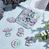 20Pcs 5 Style Opaque Acrylic Pendants SACR-SC0001-06-7