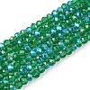 Electroplate Glass Beads Strands EGLA-A044-T2mm-L18-1