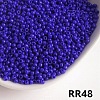 Opaque 6/0 Glass Seed Beads SEED-I013-4mm-RR48-1