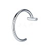 Stainless Steel Fake Lip Rings WG9CB95-05-1