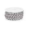 Non-Tarnish 304 Stainless Steel Textured Cable Chains CHS-D004-02P-4