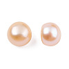 Half Drilled Natural Cultured Freshwater Pearl Beads PEAR-N020-06A-6