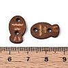 Fish Wood Buttons BUTT-T013-15A-3