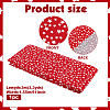 Red Cotton Fabric DIY-WH0750-293A-2