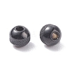 Textured 304 Stainless Steel Beads STAS-P306-01D-EB-3