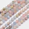 Natural Morganite Round Bead Strands LS-G-I159-6mm-1