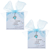 2Pcs Angel Polyester & Plastic Alloy Brooch JEWB-DC0006-41-1