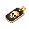 304 Stainless Steel Enamel Pendants STAS-U043-06A-G-2