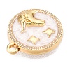 Alloy Enamel Pendants X1-ENAM-T021-03F-2