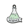 Chemistry Science Theme Alloy Enamel Pendants ENAM-I060-14B-1