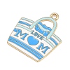 Mother's Day Alloy Enamel Pendants FIND-E054-04A-2