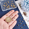   50Pcs Brass Spacer Beads KK-PH0006-36G-3