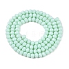 Opaque Solid Color Imitation Jade Glass Beads Strands LS-EGLA-A044-P3mm-D14-3