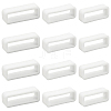 30Pcs 3 Styles Rectangle Silicone Retainer Buckle Holder Watchbands Retaining Hoop Replacement Watch Strap Clasp FIND-CN0002-39B-7