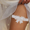 Polyester Lace Elastic Bridal Garters AJEW-WH0007-29-4