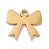 304 Stainless Steel Charms STAS-R003-01G-04-1