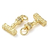 Rack Plating Brass Cubic Zirconia Pendants KK-K392-14G-2