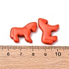 Synthetic Turquoise Dyed Horse Beads G-B015-06-3