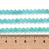 Natural Amazonite Round Bead Strands G-N0081-4mm-17-02-5
