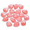 Transparent Baking Painted Glass Pendants DGLA-T002-06B-1