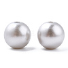 Spray Painted ABS Plastic Imitation Pearl Beads OACR-T015-05C-03-2