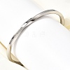 304 Stainless Steel Cuff Bangles for Women BJEW-H644-04P-3