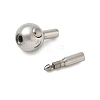 304 Stainless Steel Bayonet Clasps STAS-Z147-28P-01-2