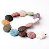 Natural Lava Rock Bead Strands X-G-L435-11-2