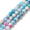 Jade Beads Strands G-D264-8mm-XH10-4