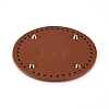 PU Leather Flat Round Bag Bottom FIND-WH0056-07J-2