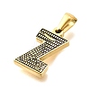 Golden 304 Stainless Steel Pendants STAS-K300-01G-Z-2