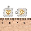 Valentine's Day 304 Stainless Steel Pendants STAS-F366-05GP-3