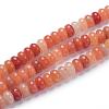 Natural Red Aventurine Bead Strands G-R408-5x8-18-1