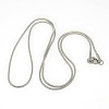 Trendy Unisex 201 Stainless Steel Snake Chain Necklaces X-NJEW-L043-06P-1